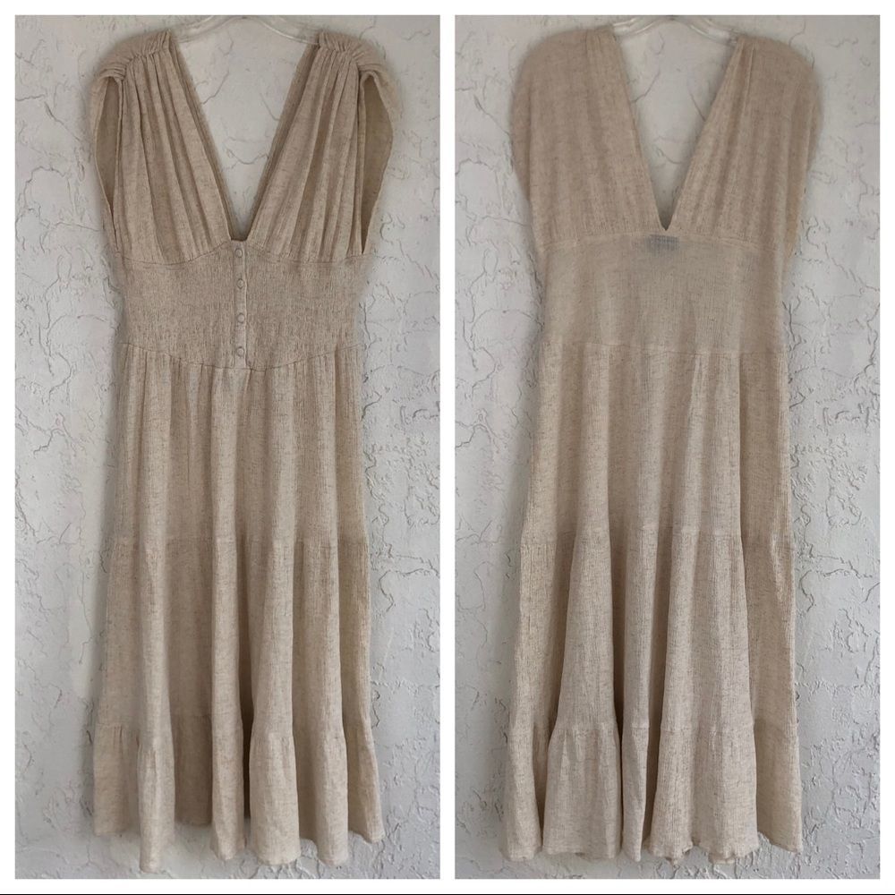 ASOS Beige Midi Dress